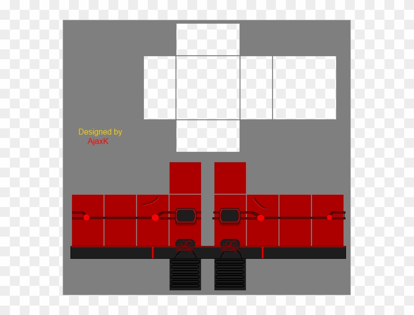 Red Hoodie Roblox Template