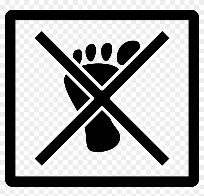 This Free Icons Png Design Of Don T Step, Transparent Png - 2400x2192 ...