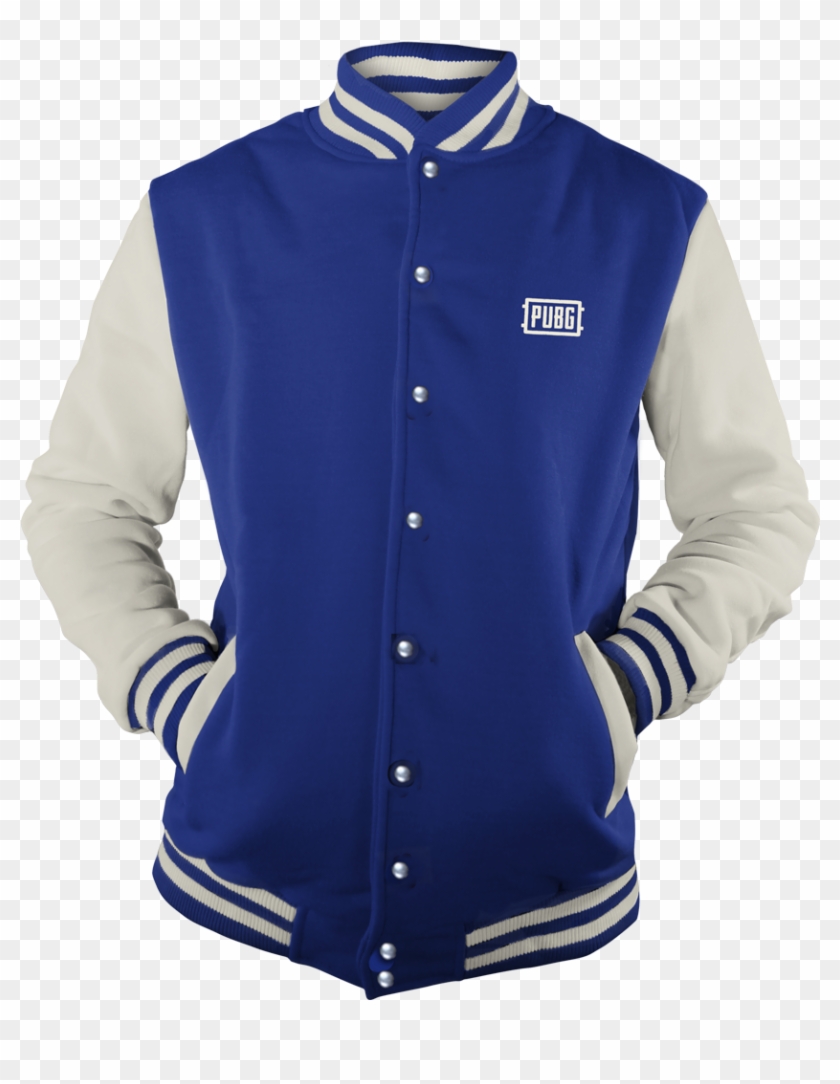 Blue White Varsity Jacket Pubg Official Merchandise - Gohan Jacket, HD ...