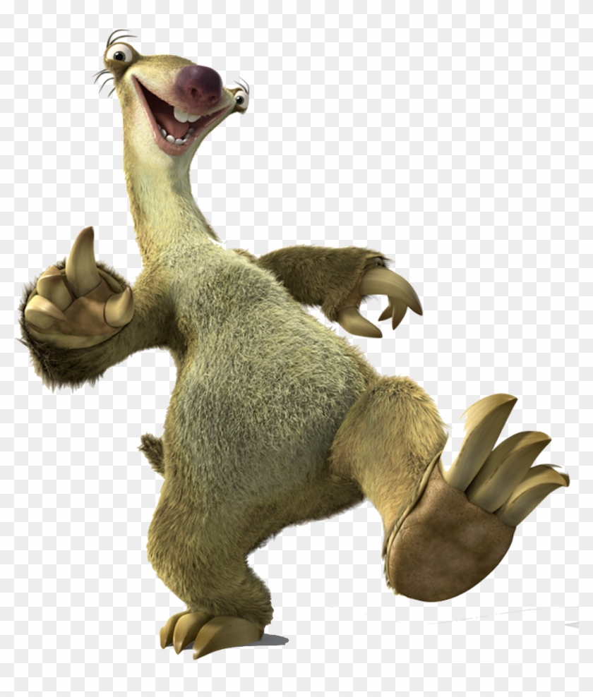 Sid De L Age De Glace Dab Transparent Ice Age - Imagen De Sid El Perezoso, HD Png Download