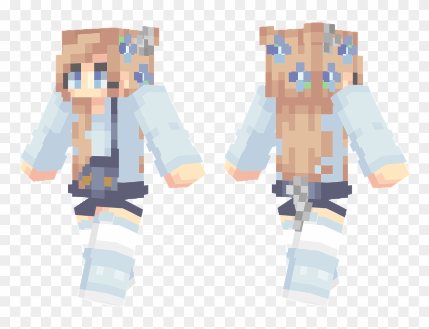 Blonde Cat Ears - Minecraft Blonde Hair, HD Png Download - 804x576
