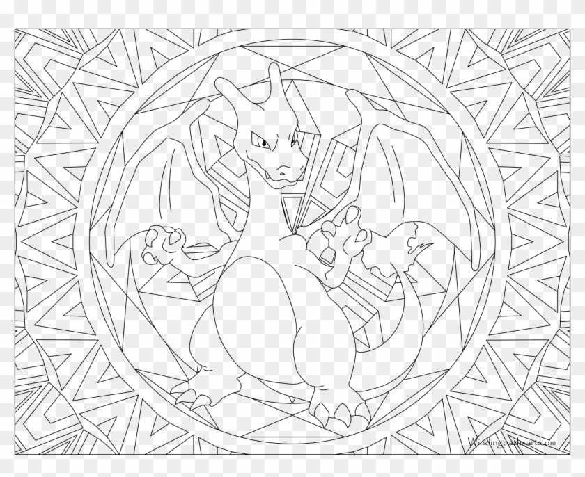 Charizard Pokemon Colouring Sheets Alivromaniaca