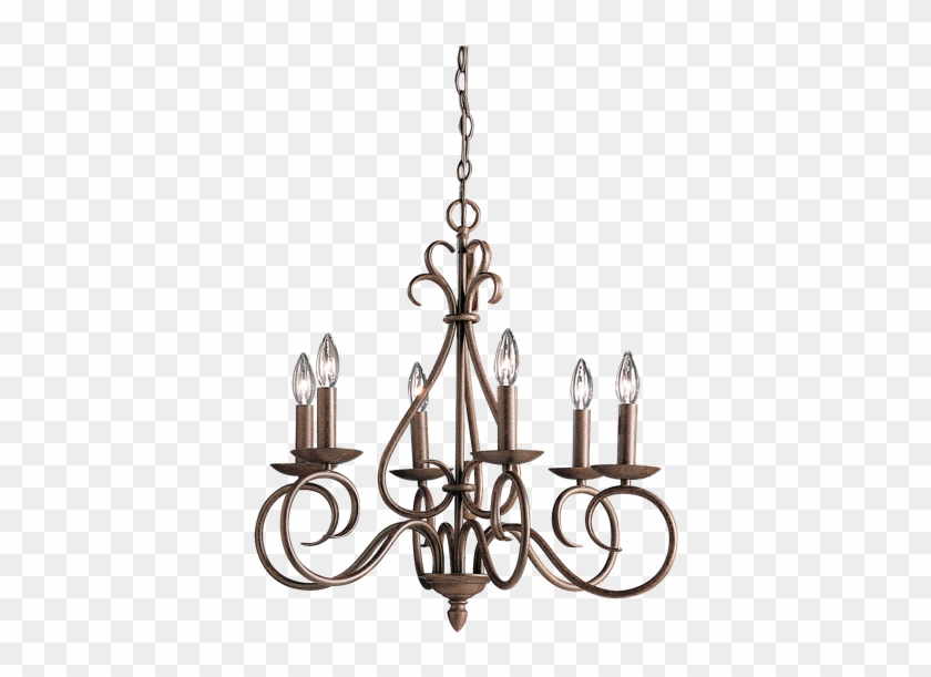 Bronze Chandelier - Chandelier, HD Png Download - 900x675(#188667
