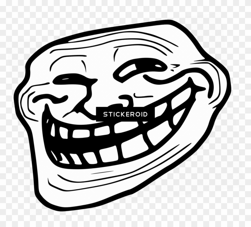 Troll Face Dabbing Png Download Ugly Troll Face Transparent