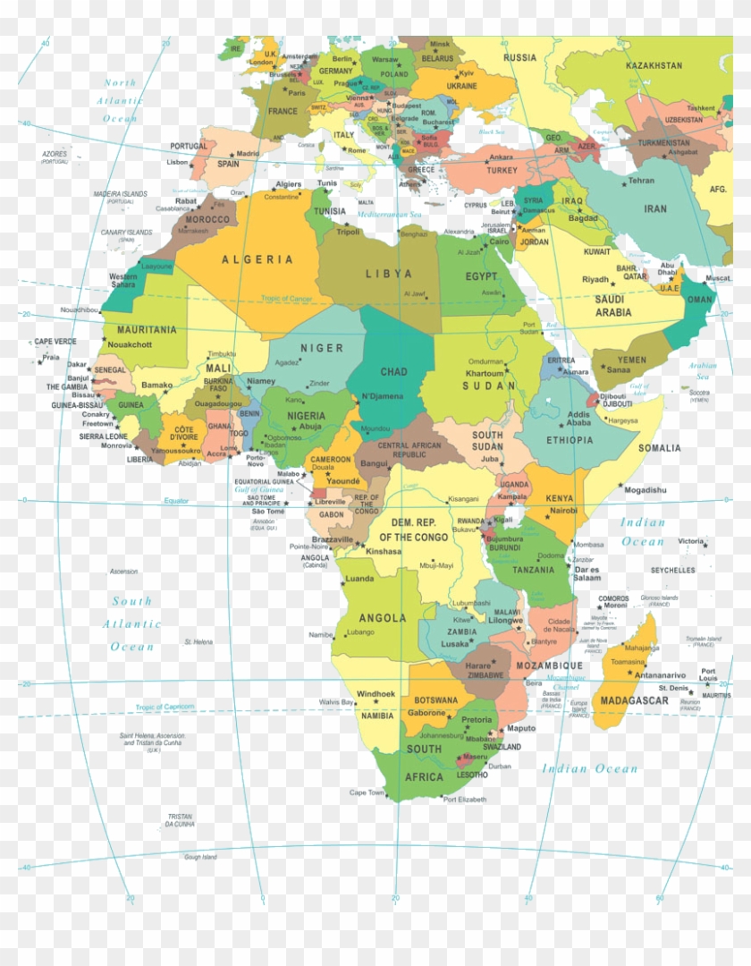 Map Of Africa Png Image Carte D Europe Et D Afrique Transparent Png 3x1000 Pngfind