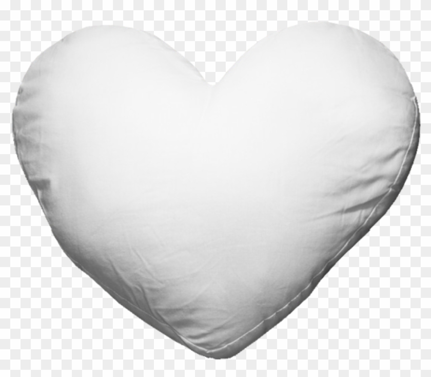 Heart Pillow - White Heart Pillow Png, Transparent Png - 1200x1200