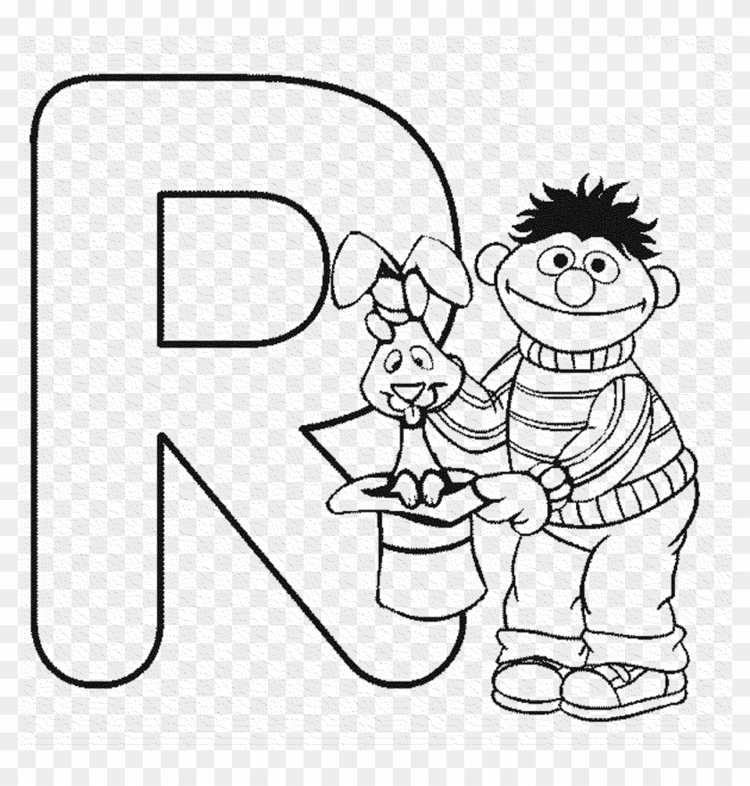 Alphabet Elmo Coloring Pages - jenwiles