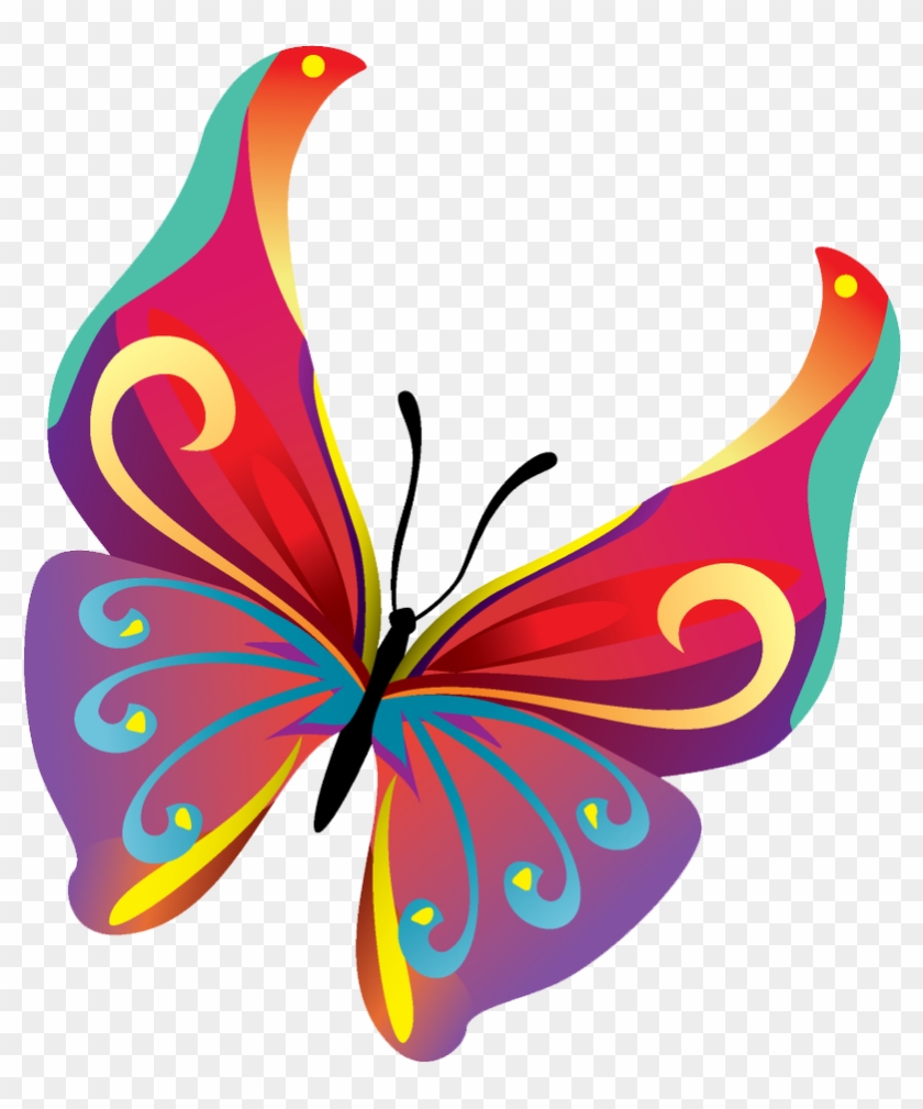 Butterflies Vector Png Pic - Cartoon Picture Of Butterfly, Transparent Png  - 1000x1000(#1818131) - PngFind