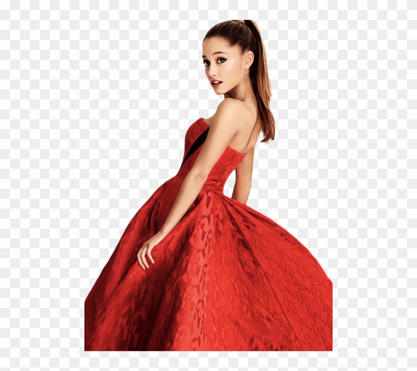 Ariana Grande Png Ariana Grande Photoshoot Red Dress Transparent Png 500x667 Pngfind