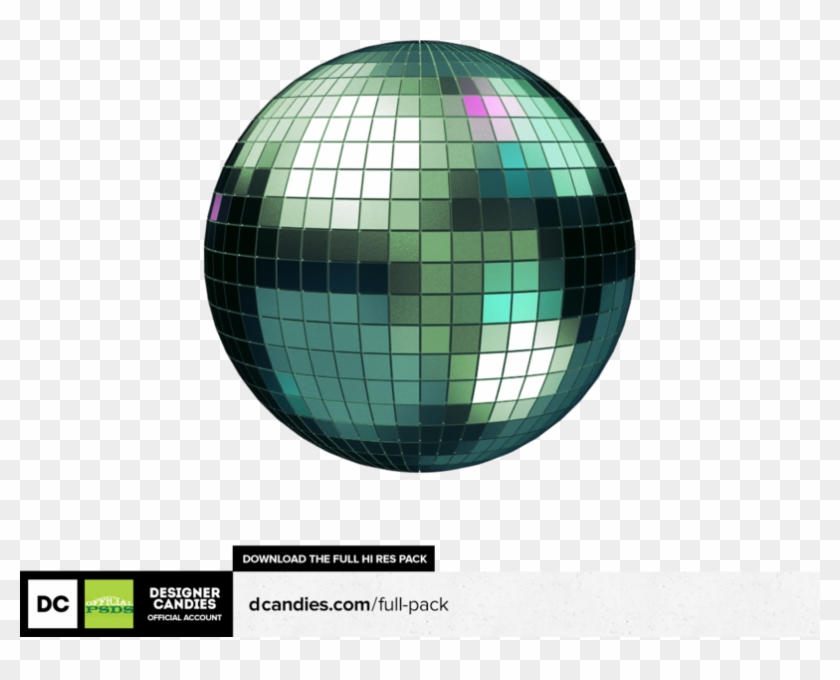 Share This Image - Bola Disco Render, HD Png Download - 804x600
