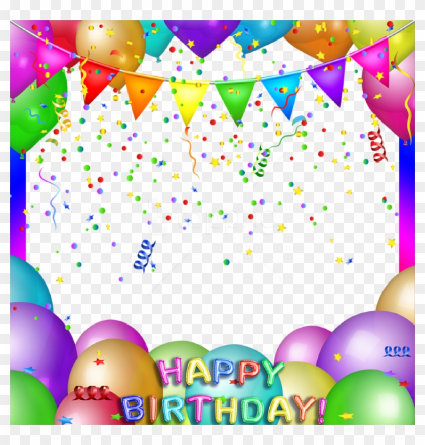 Free Png Happy Birthday Transparent Party Png Frame - Happy Birthday V ...