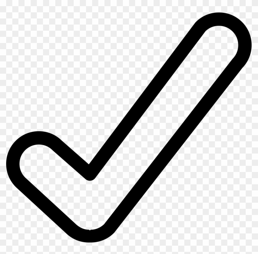 Png File Svg Outline Tick Icon Transparent Png 981x920 1827925 