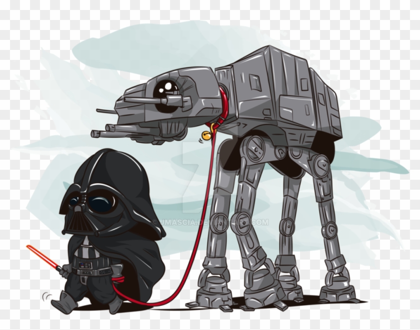 Cute Darth Vader Cartoon