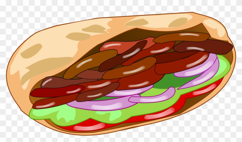 Doner Kebab Turkish Cuisine Taco Barbecue - Döner Clipart, HD Png ...