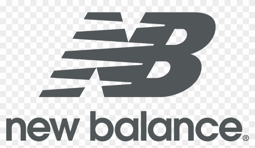 new balance logo white