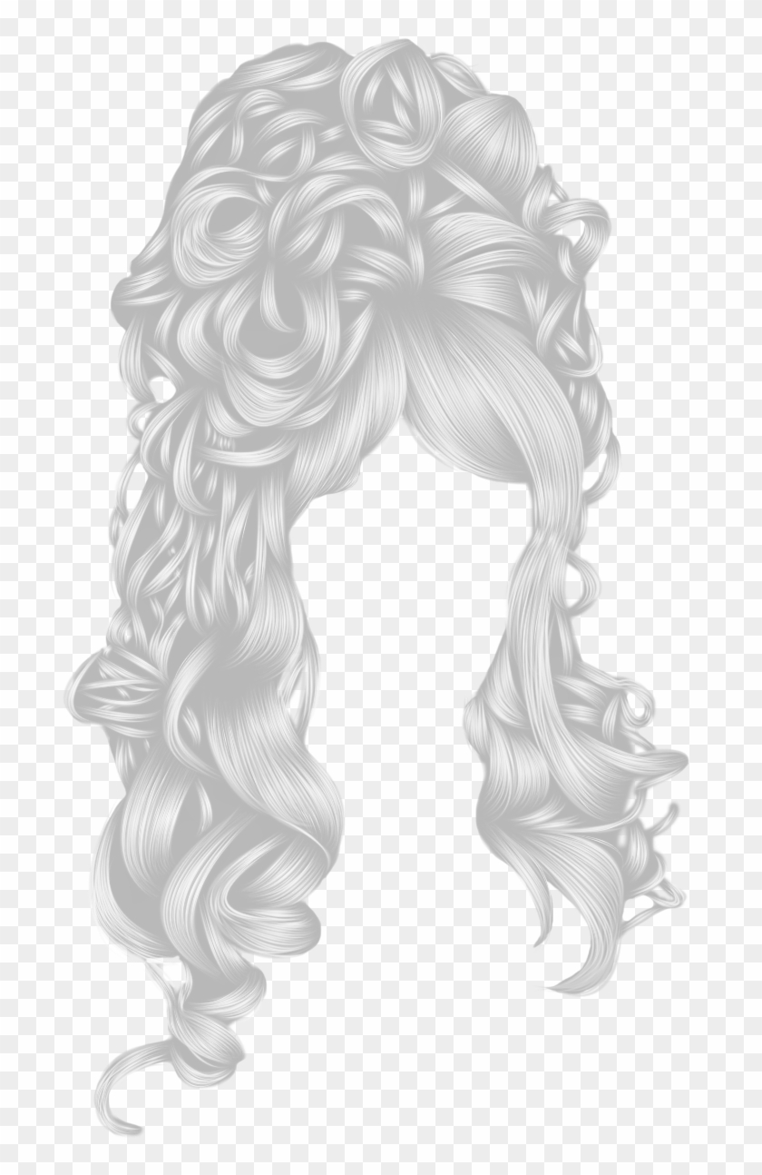 White Hair Png - Hairstyle Png, Transparent Png - 813x1350(#1858554) -  PngFind