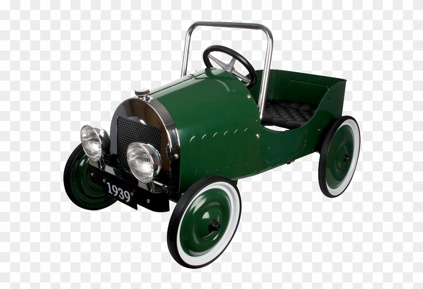 green pedal car