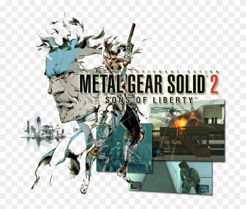 Metal Gear Solid Metal Gear Solid 2 Art, HD Png Download 740x635 — free download