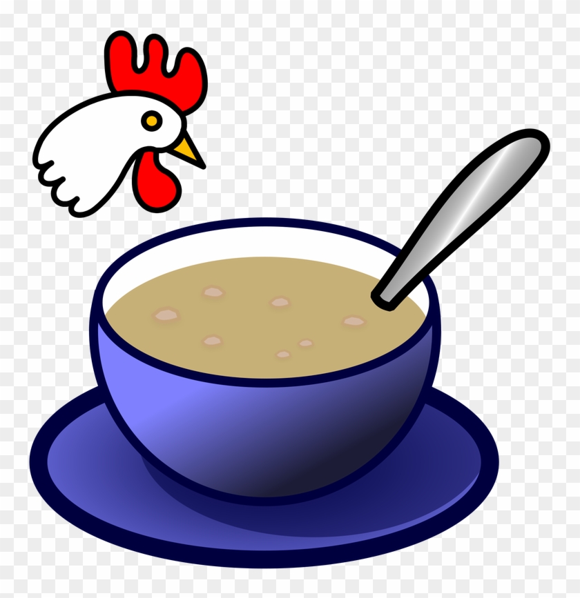 Chicken Soup Clipart Hot Food - Chicken Soup Clipart, HD Png Download -  761x787(#1885987) - PngFind
