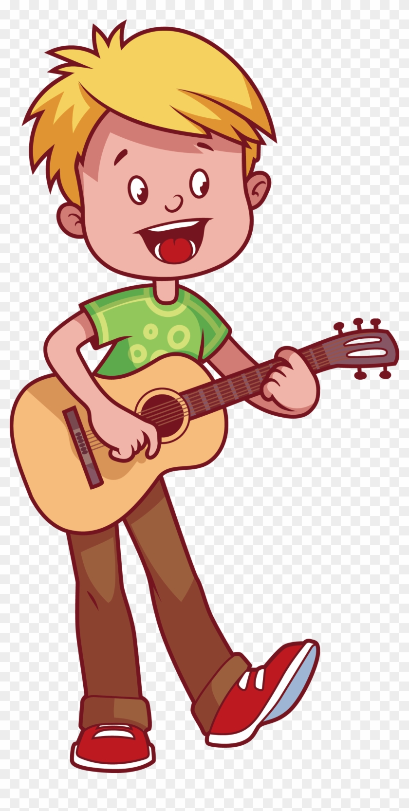 Boy Playing Guitar Clipart, HD Png Download - 1420x2749(#1890479) - PngFind Boy Playing Guitar Clipart, HD Png Download - 1420x2749(#1890479) - PngFind