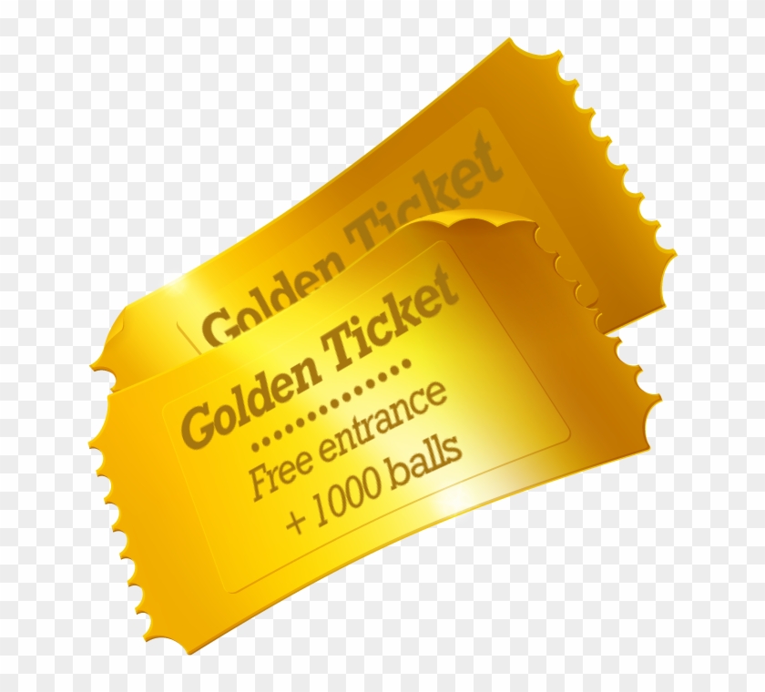 The Golden Ticket - Ticket Manege Png, Transparent Png - 653x893 ...