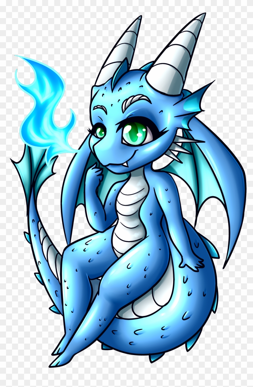 Blue Dragon - Cartoon, HD Png Download - 3500x3500(#1895336) - PngFind