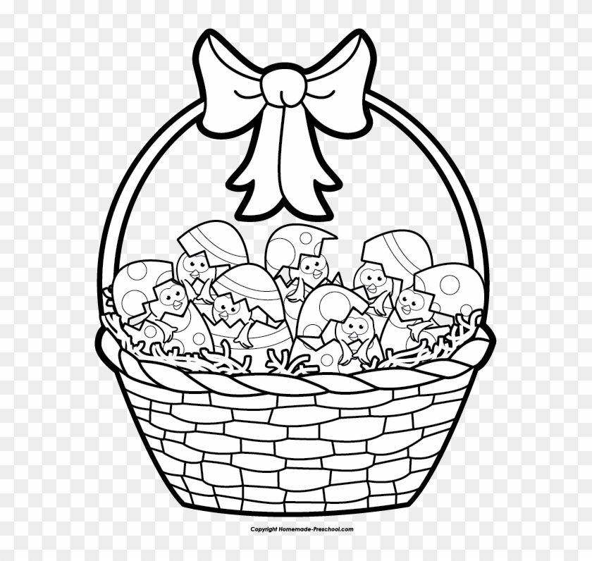 Cute Spring Easter Basket Drawing Cartoon Easter Basket Drawings Of Easter Baskets Hd Png Download 571x716 190919 Pngfind