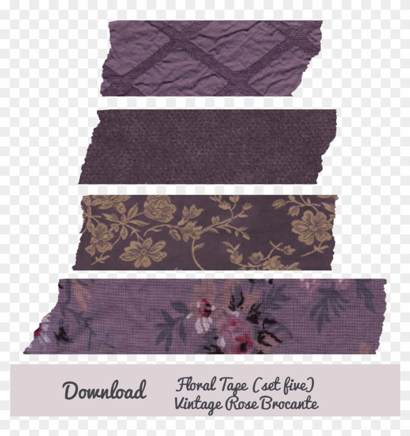 Digital Washi Tape From Vintage Rose Brocante Vintage Washi Tape Png Transparent Png 903x956 1900880 Pngfind