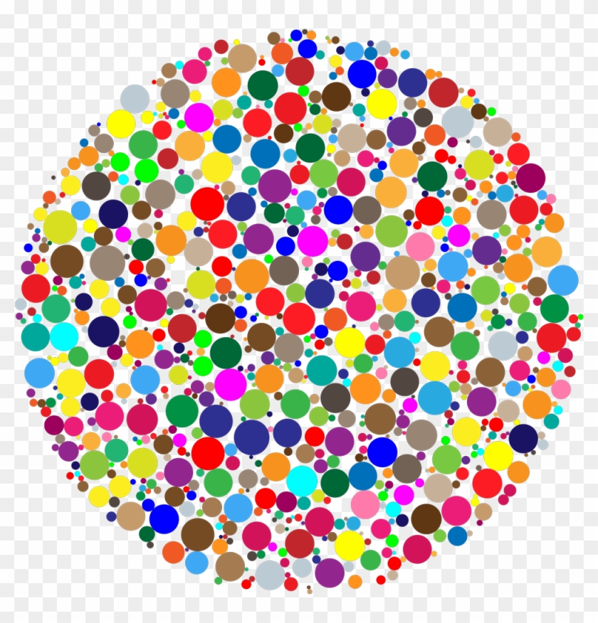 Colorful Circle Fractal Colourful Circles Clipart HD Png Download 