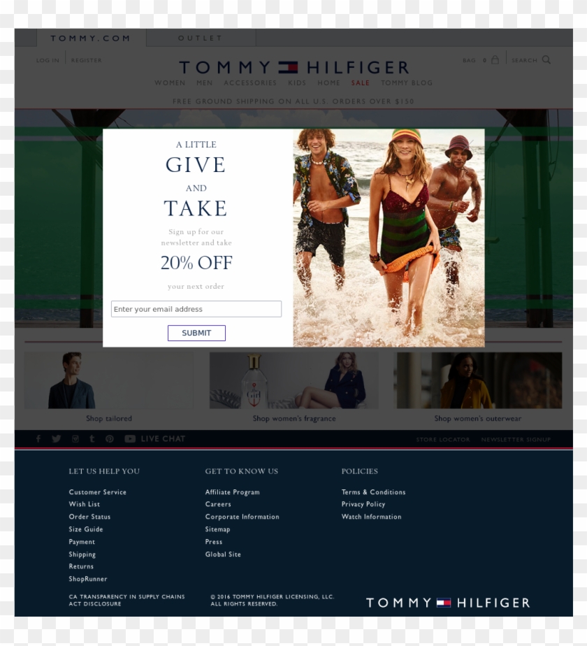 tommy hilfiger competitors