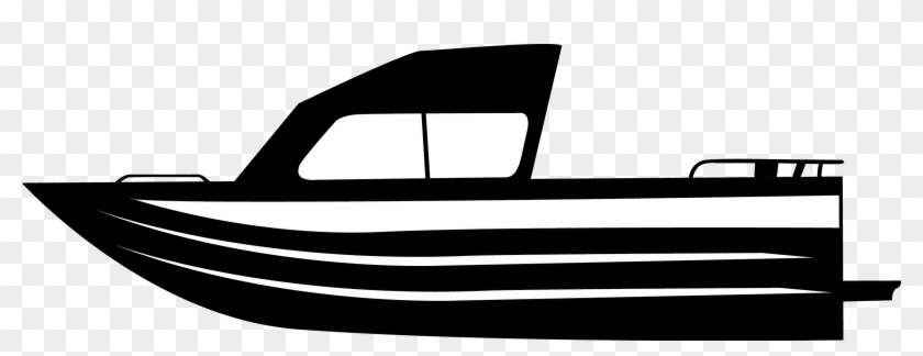 Black And White Fishing Boat Clipart Fishing Boat