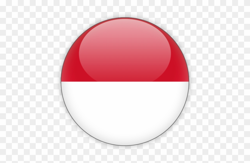 Download Illustration Of Flag Of Indonesia - Indonesia Flag Round ...
