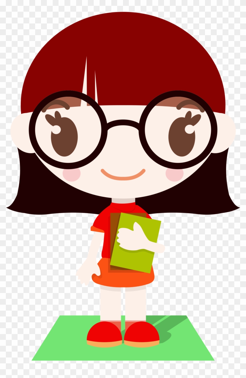 Anime - Asian Girl With Glasses Cartoon, HD Png Download -  1385x2062(#1950090) - PngFind