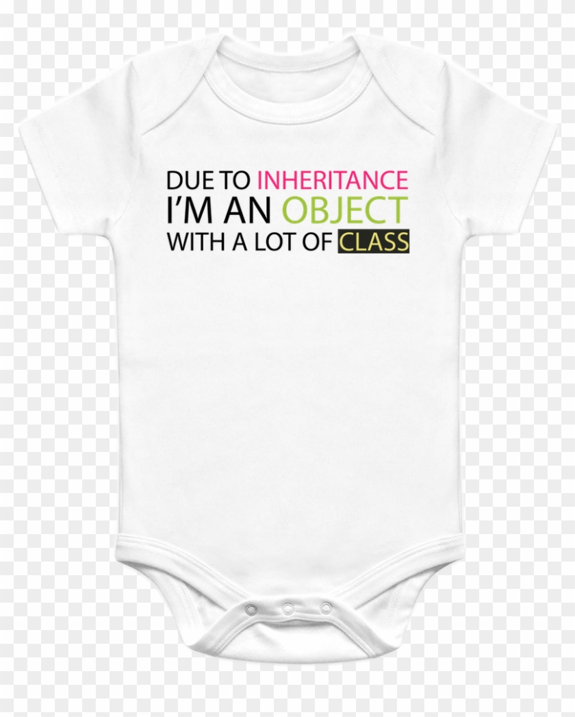 Object Oriented Baby Onesie - Active Shirt, HD Png Download - 868x1035 ...