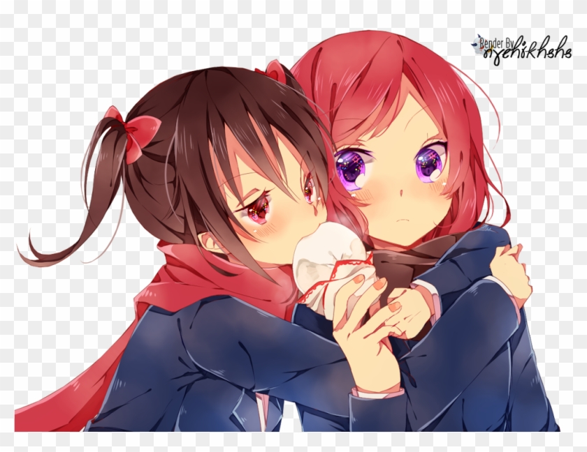 fractura reloj Cereal Maki Nishikino X Nico Yazawa, HD Png Download - 1024x739(#1952635) - PngFind