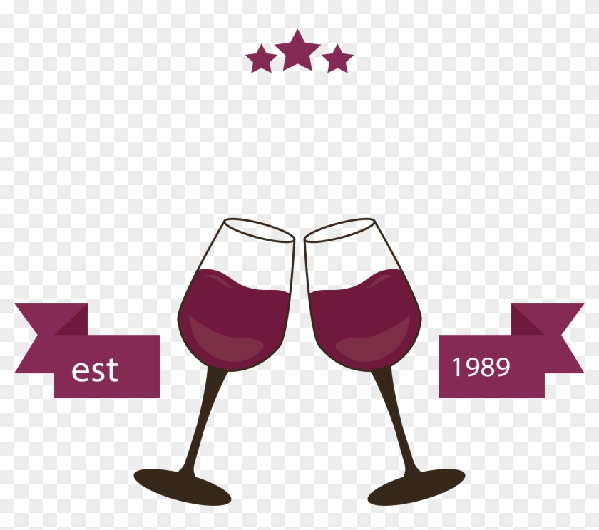 Banner Transparent Download Glass Label Transprent Vinho Vetor