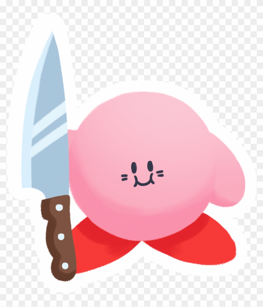 Knife Kirby Sticker Hd Png Download 1070x1070 1959001 Pngfind