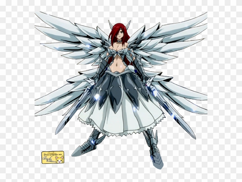 Fairy Tail Girl Erza Hd Png Download 600x550 1961790 Pngfind - fairy tail tattoo roblox