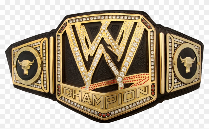 New Wwe Championship The Rock Cutbyjess1 13 Wwe Championship Belt Hd Png Download 1024x5 Pngfind