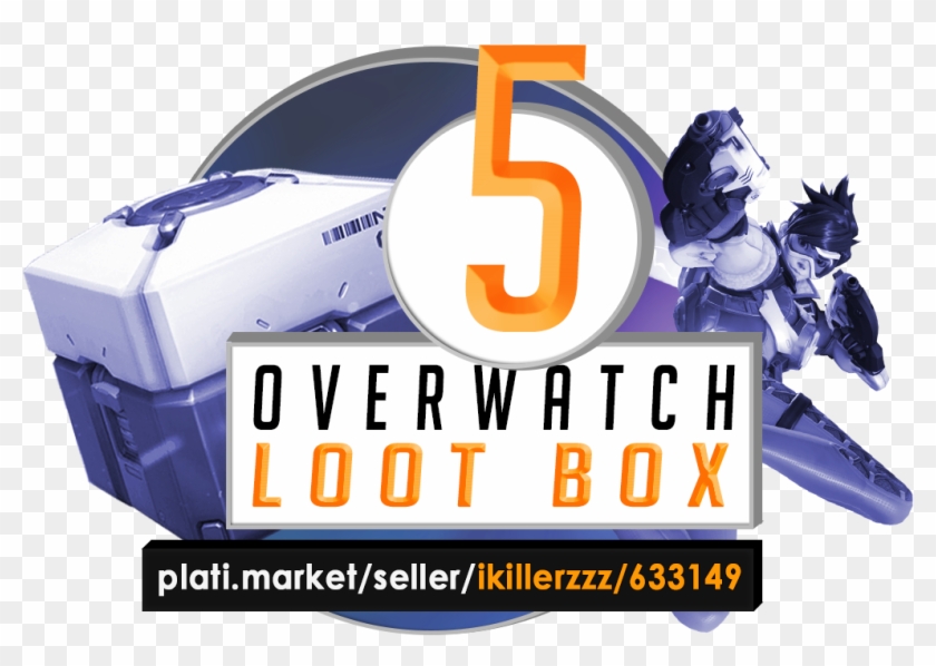 Overwatch Loot Box X5 Twitch Prime Key Graphic Design Hd Png