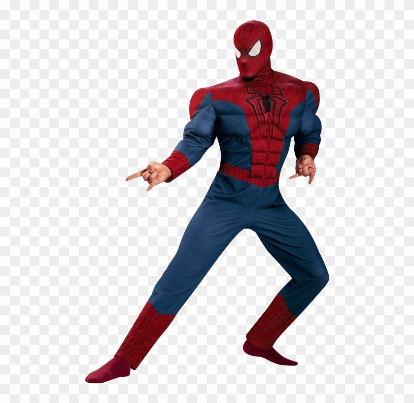 Adult Deluxe Amazing Spider Man Costume Fantasia Do Homem Aranha 3 Para Comprar De Adulto Hd Png Download 738x738 Pngfind