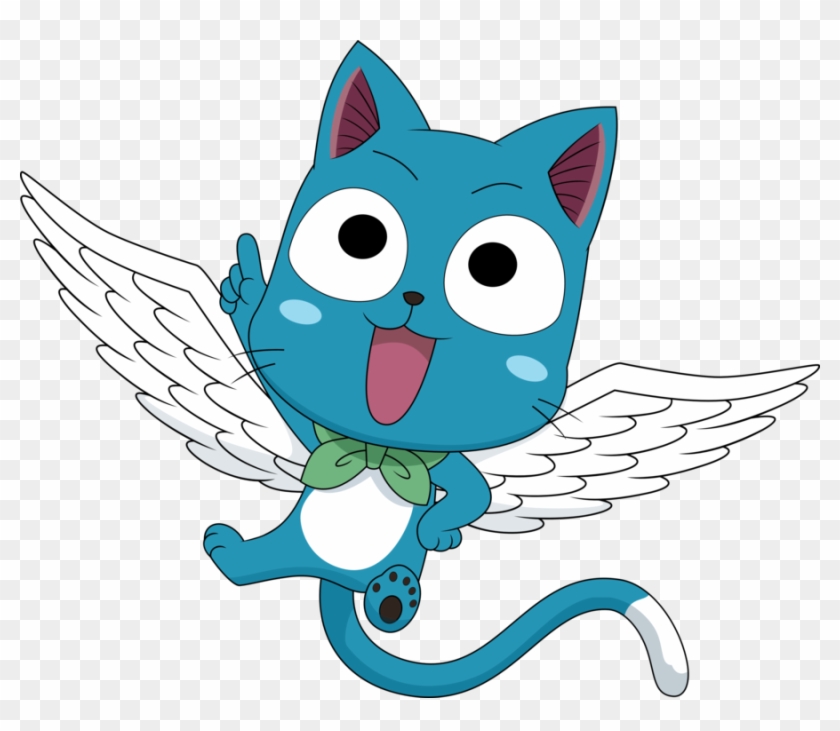 Happy Fairy Tail Png Fairy Tail Happy Transparent Png 900x741 1974057 Pngfind - blue exceed fairy tail roblox
