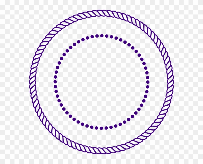 Download Rope Circle Border Vector, HD Png Download - 600x600 ...