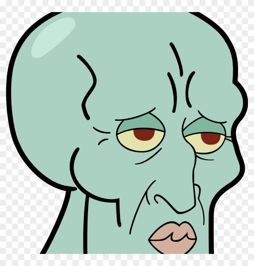 Handsome Squidward Iphone, HD Png Download 1024x1025