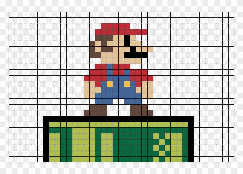 Mario Nes Pixel Art Hd Png Download 780x521 Pngfind