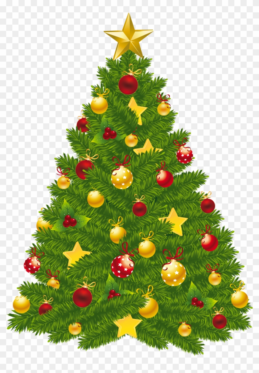 Christmas Tree Clipart, Christmas Tree With Presents, - Christmas Tree ...