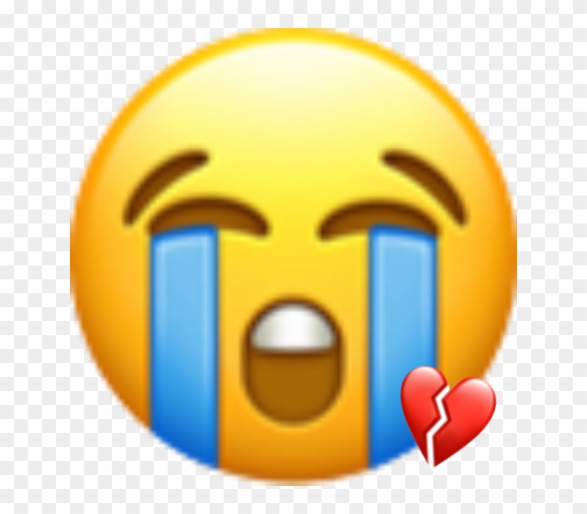 Svg Free Stock Heart Crying Sticker By Pixle Crying Emoji Ios 10 Hd Png Download 640x656 Pngfind