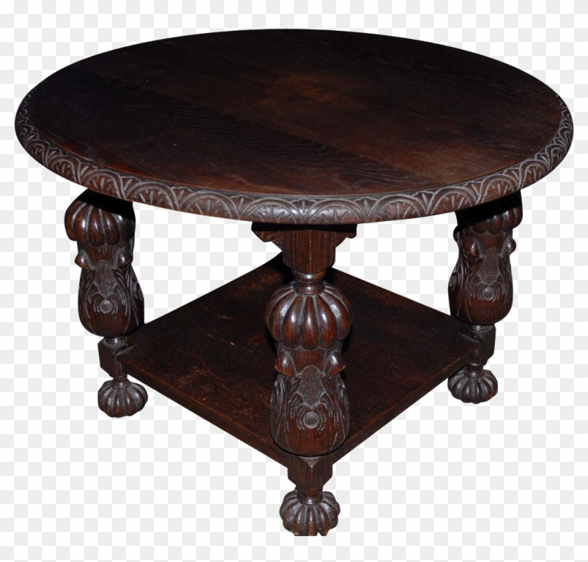 Antique Finest Carved Wood Round Coffee Table Lamp Small With Transpa Background Hd Png 1004x1004 1999561 Pngfind Antique Finest Carved Wood Round Coffee, Antique Small Round Coffee Tables
