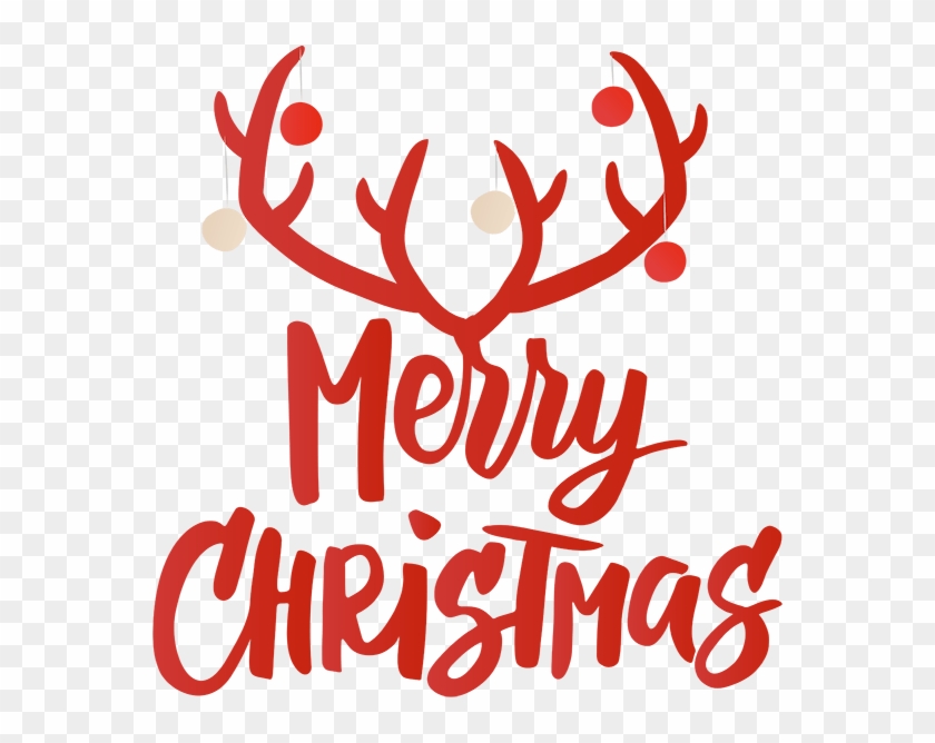 S50015 Merry Christmas Antlers Merry Christmas Card Design Hd Png Download 566x600 20760 Pngfind