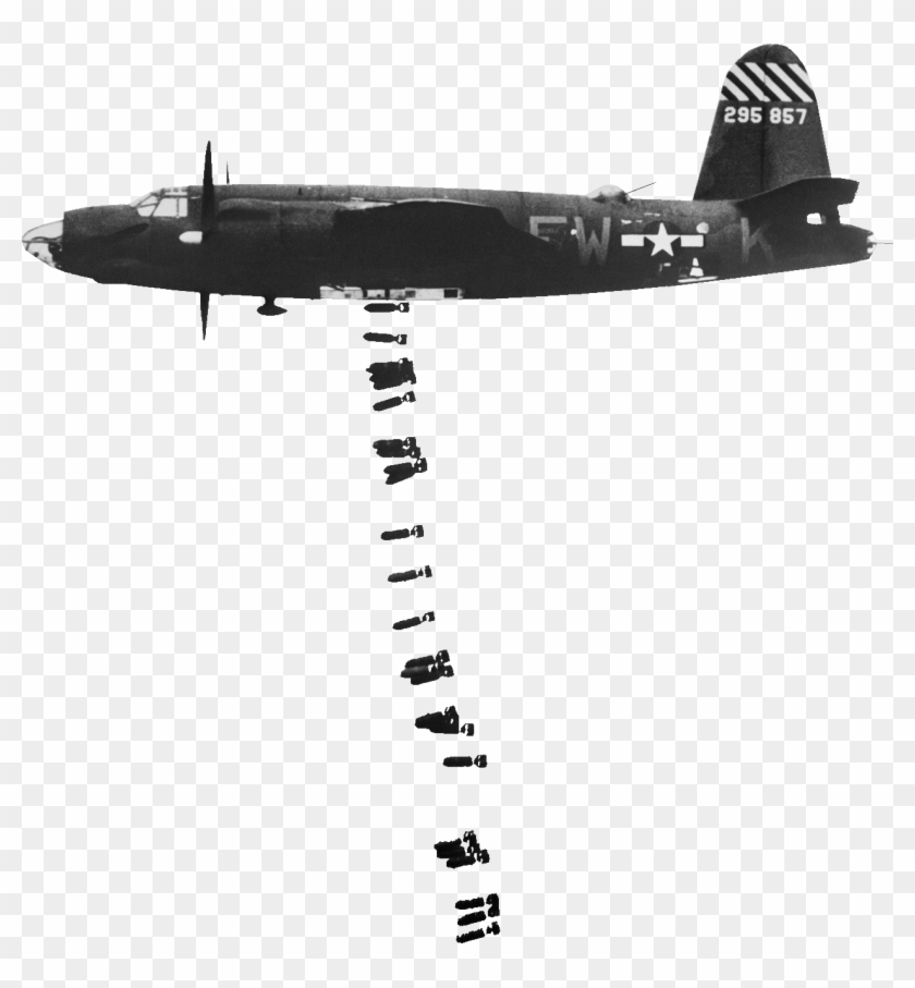Uu Tirando Bombas - Bombs Dropping From Plane, HD Png Download ...